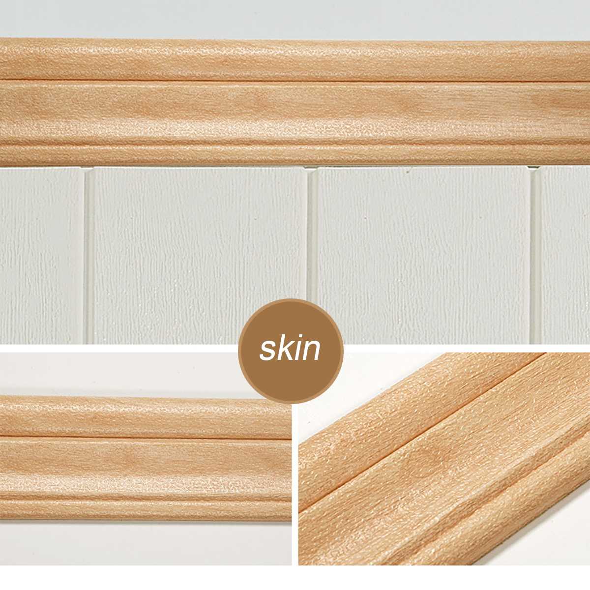 8*230CM Living Room Waist Line Wall Sticker Home Tiles Waterproof Self Adhesive PVC Wallpaper Border Foam Background Baseboard: skin