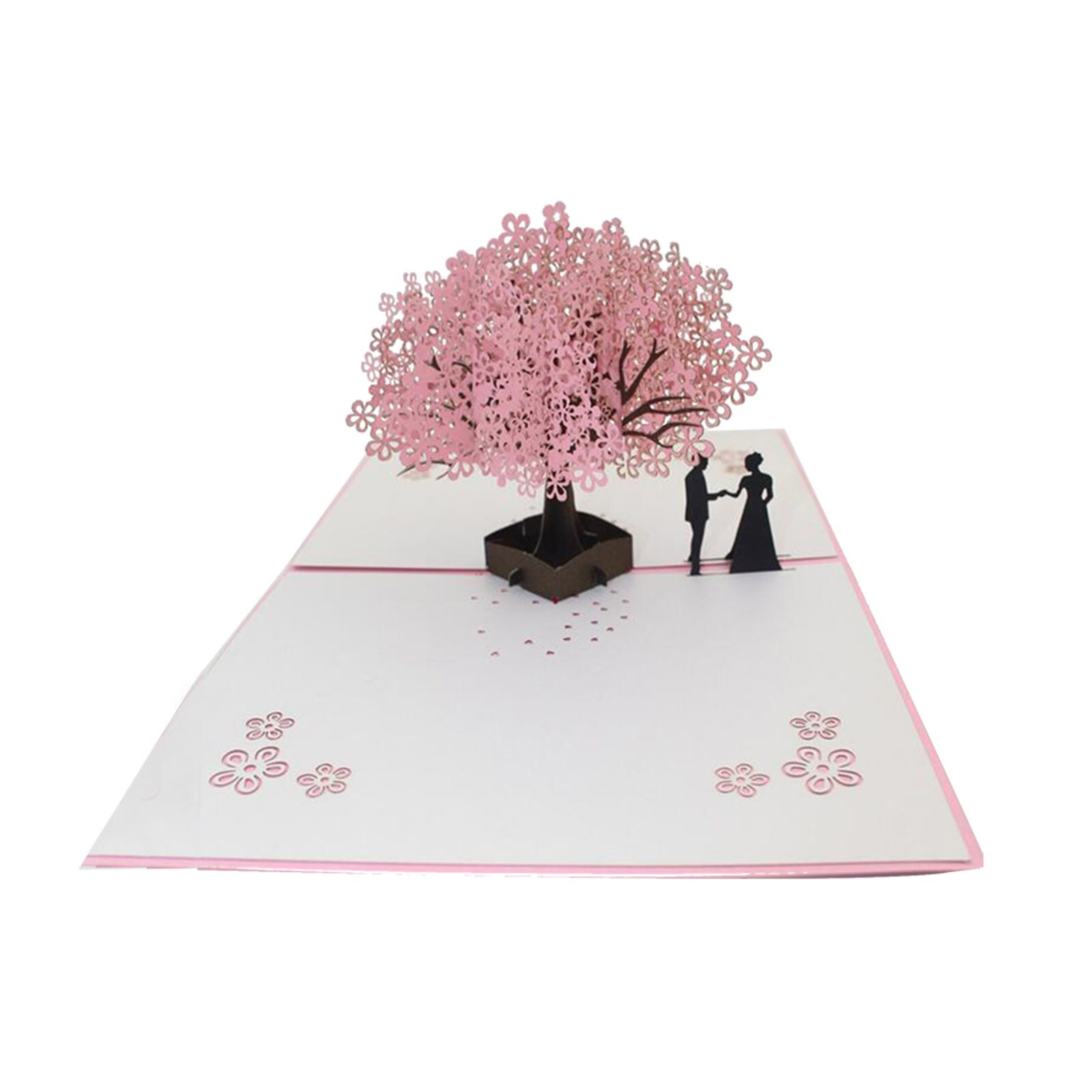 3D Valentine's Day Card Handmade Paper Greeting Card Blessing Card Wedding Aniversary Invitations Greeting Cards: D