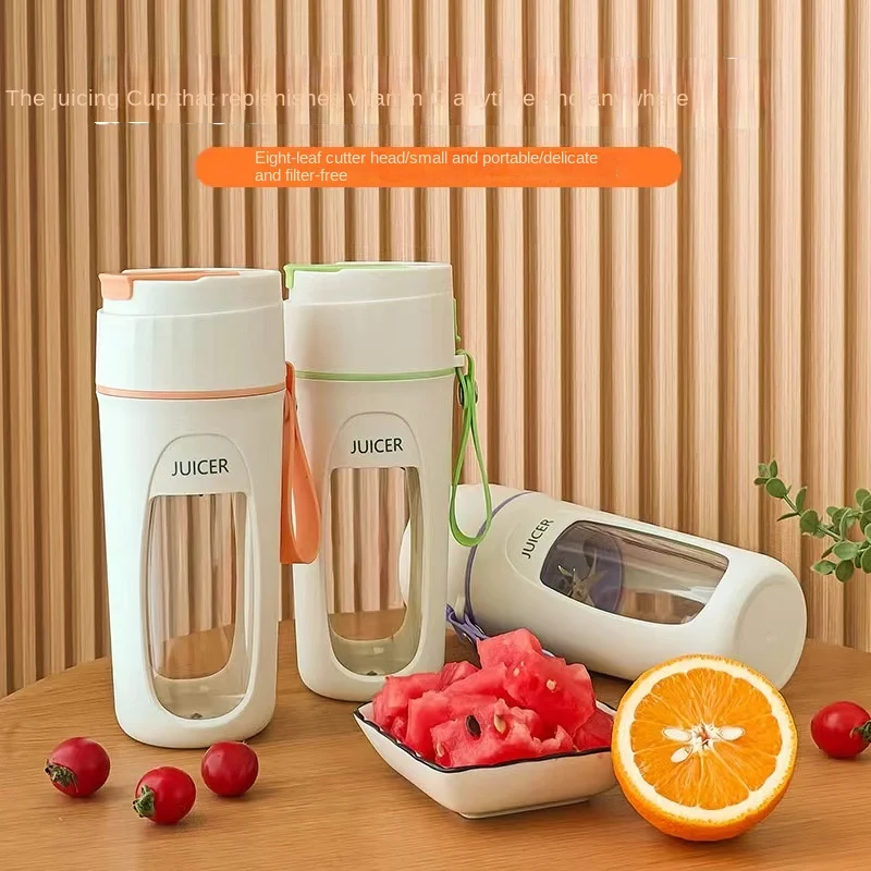 Licuadora portátil recargable por USB, licuadora de tamaño Personal, máquinas exprimidoras, taza para batidos y batidos, Mini taza mezcladora de frutas