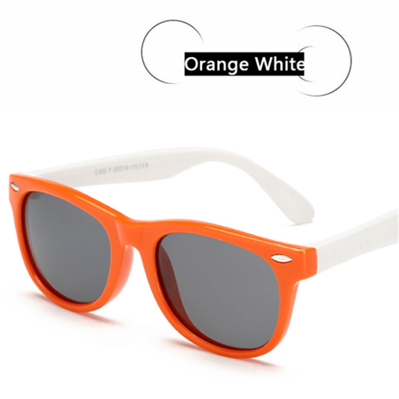 Gafas de sol polarizadas para niños, niñas, gafas de silicona ultrasuaves, gafas de sol de seguridad para bebés y niños, gafas UV400 5S