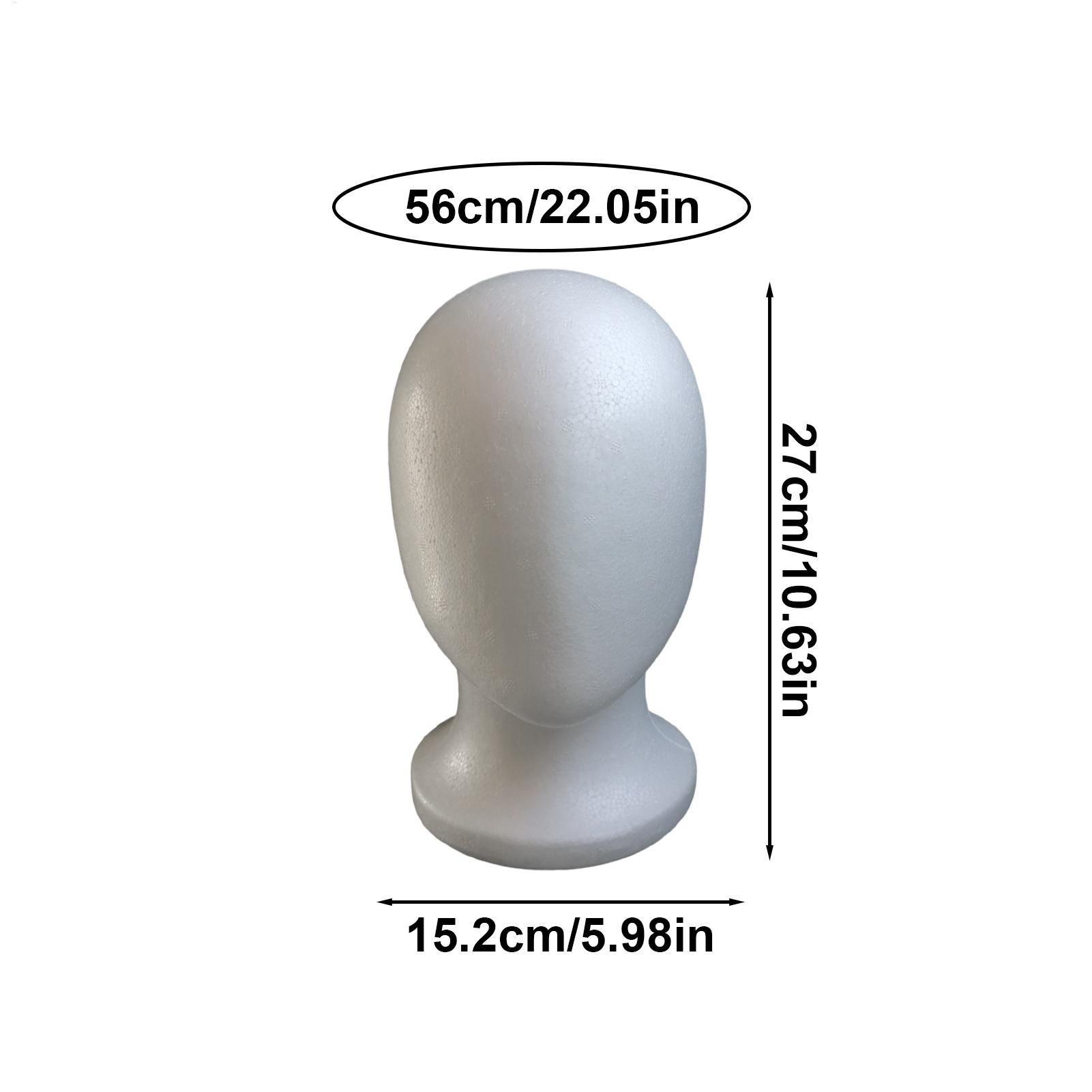 1 st Mannelijke Vrouwelijke Piepschuim Mannequin Oefenpop Hoofd Model Schuim Pruik Haar Hoed Display