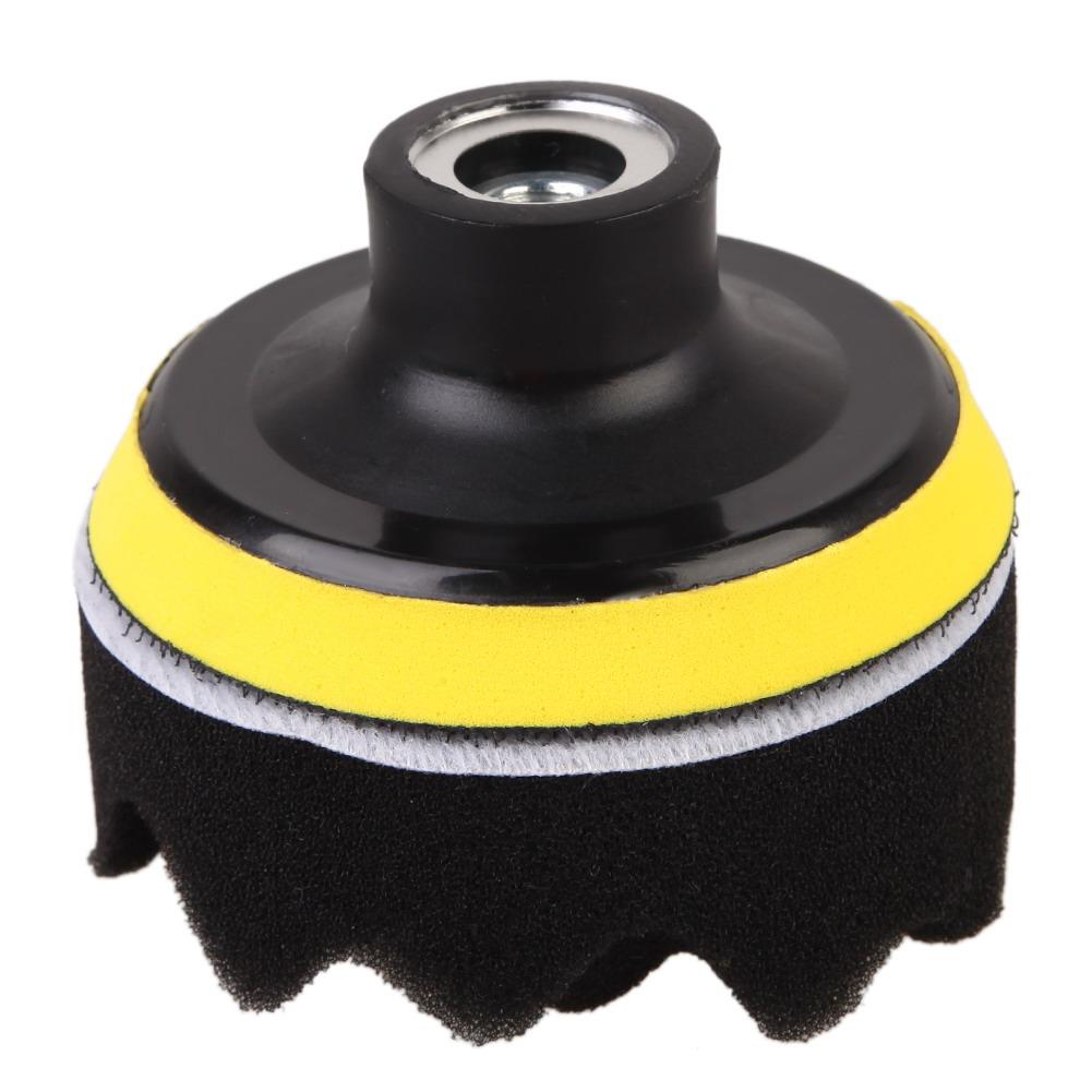 7 Pcs 3 inch Buffing Pad Auto Car Polishing Wheel Kit Buffer + M14 Drill Ad: Default Title