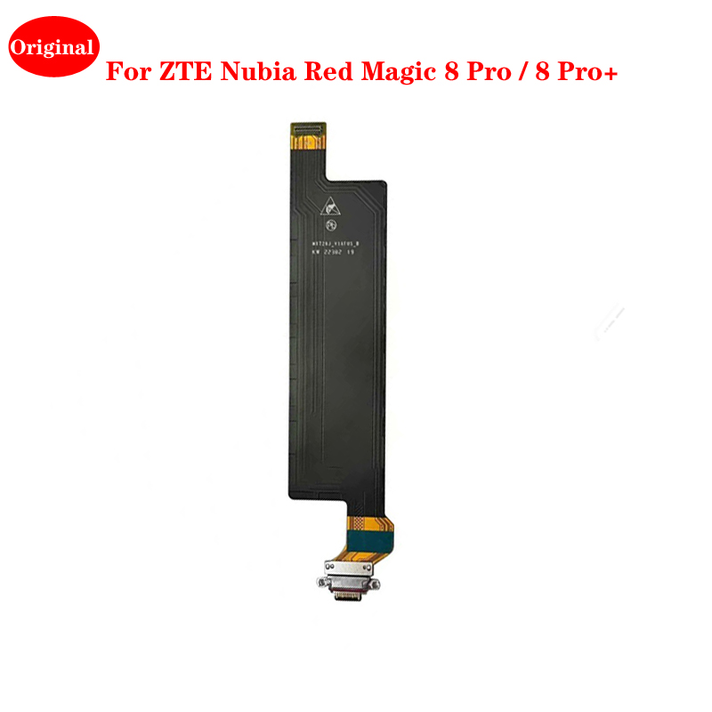 For ZTE Nubia Red Magic 8 Pro 8Pro+ NX729J Original USB Charging Dock Port Connector Tail Plug Flex Cable Replacement Parts