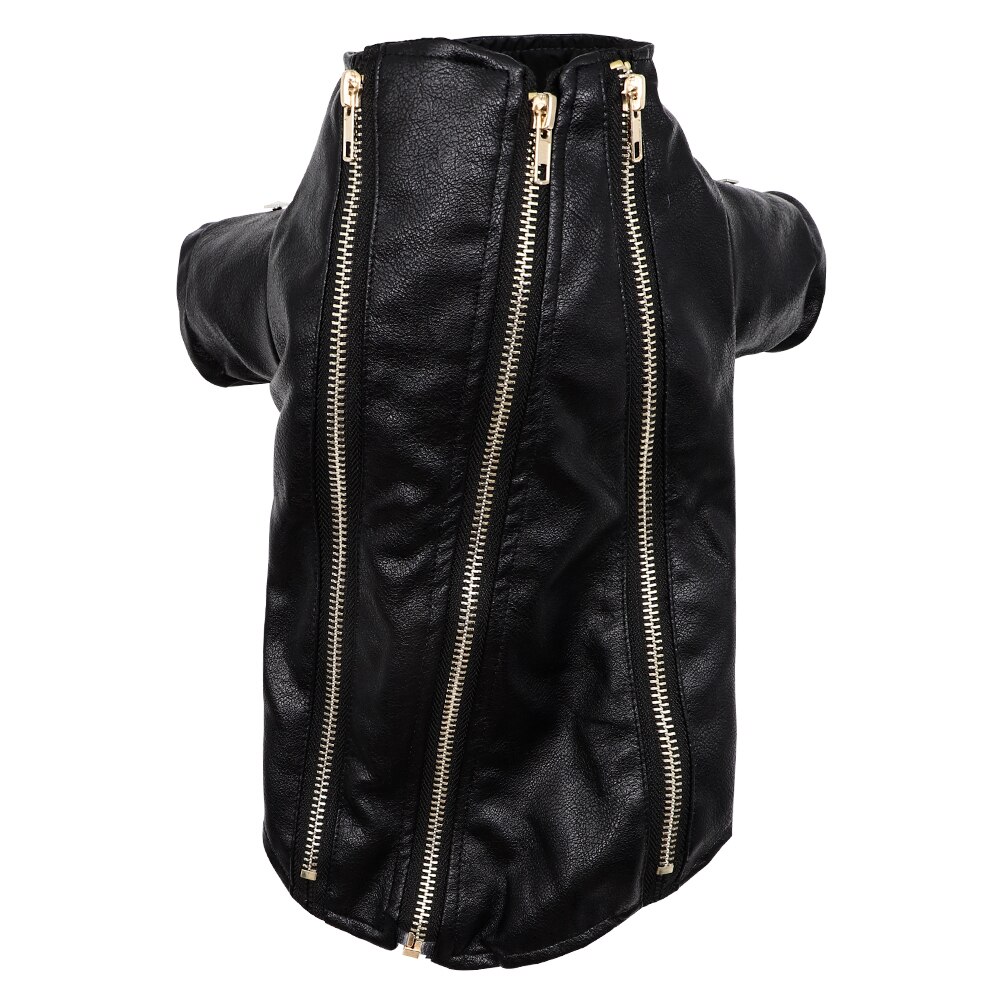 Ropa de para perros, cuero excelente abrigo para perro mascota de invierno cálido, conjunto de ropa para perros pequeños, medianos, Carlino, Chihuahua