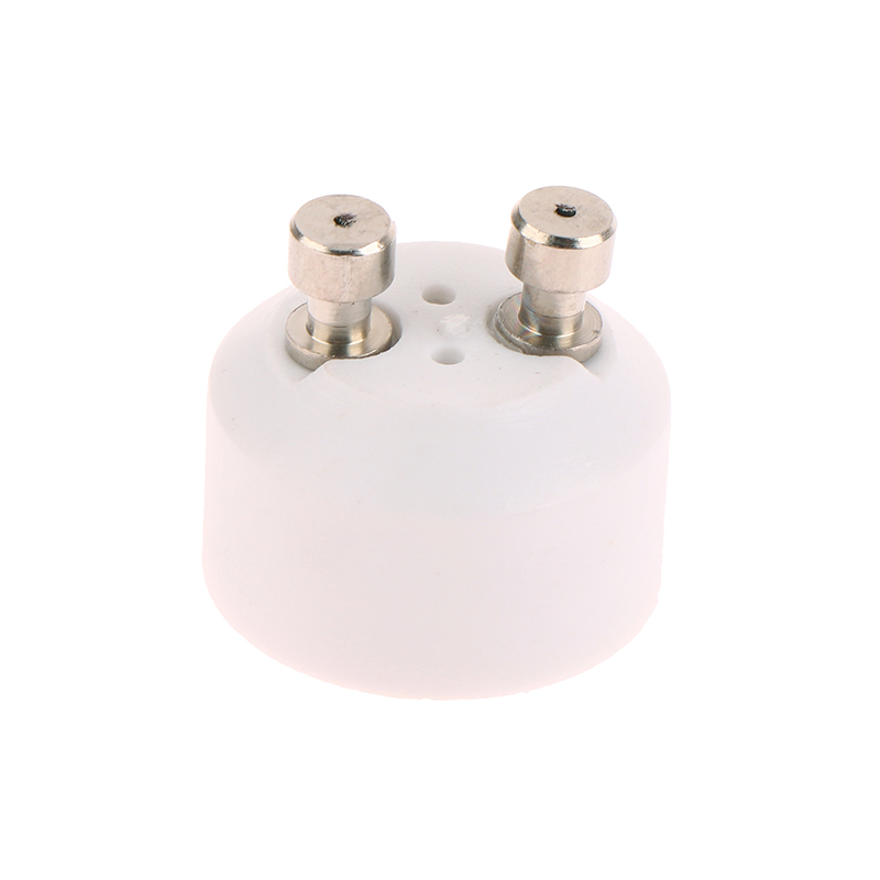 Base de enchufe de cerámica de , bombilla LED halógena, GU10 a MR16, G4, GU5.3, adaptador de Pin GY6.35, convertidor blanco, portalámparas