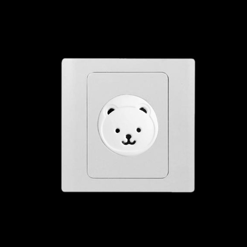 Anpro 10Pcs Electrical Outlet EU Plug Rotated Socket Anti Electric Shock Protector Plug Cover for Child Safety Guard Protection: Default Title
