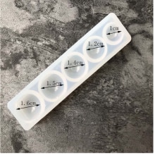 Crystal glue round / wing mold DIY gem glass silicone mold: 1