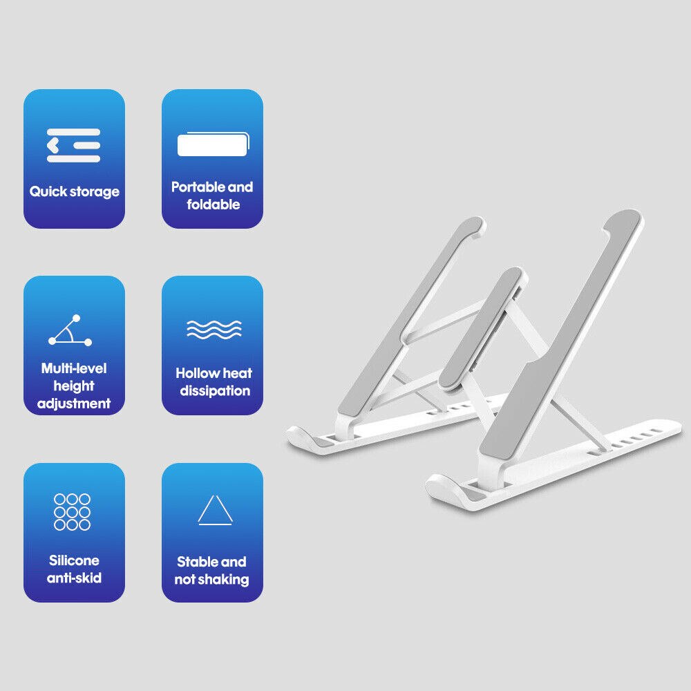 Laptop Table Portable Adjustable Notebook Tablet Computer Desk Simple Computer Desk for Home Travel and Office