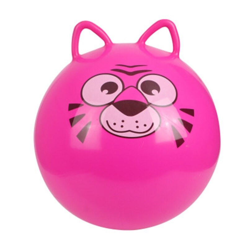 18 \ "Kat Oor Opblaasbare Jump Bal Hopper Bounce Retro Bal Met Handvat H55B