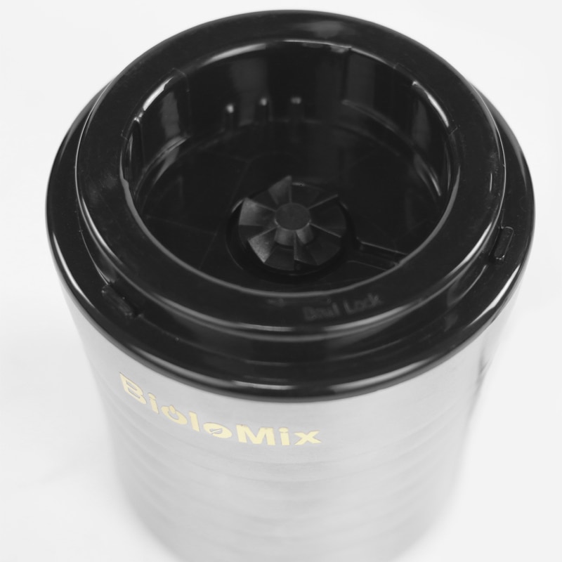 Biolomix, picadora de acero inoxidable, molinillo de café eléctrico multipropósito, Mini mezclador Personal de licuadora en seco y mojado
