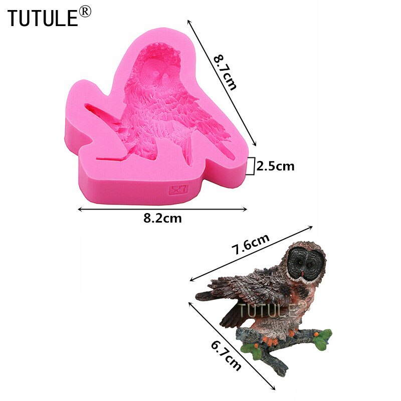 Eule silikon flexible mold, harz form, polymer clay mold, fondant form, eule Kopf Silikon Gummi Flexible Lebensmittel Sicher seife Form
