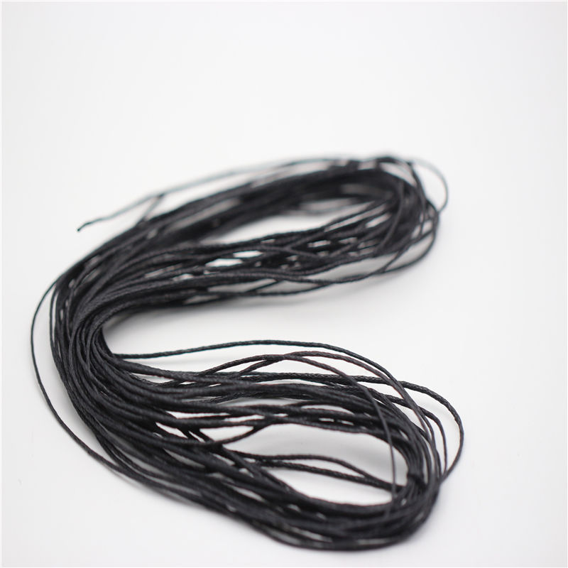 4 farger valg 10 meter 1mm vokset skinntråd voks bomullssnor string stropp halskjede tau perle for shamballa armbånd