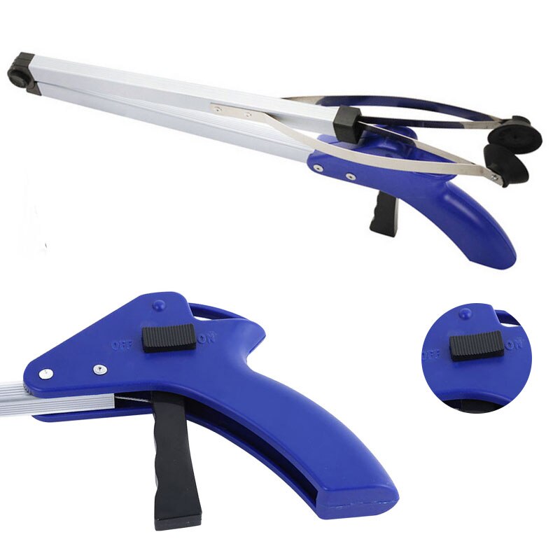 80cm Lange Faltbare Helfer Greifer Müll wählen hoch Hand wählen Küche Mülleimer hoch Greifer Frau607 Hand Einfach Greifer Garten werkzeuge T6S7