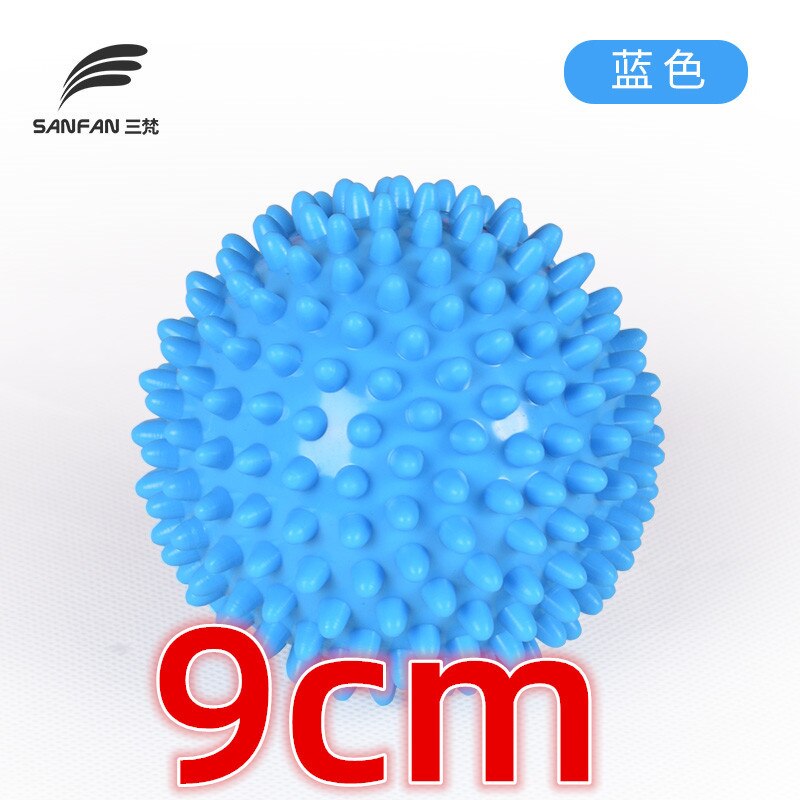 Massaggio Palla di Fitness EPP Mano Suole Hedgehog Sensoriale Portatile Fisioterapia Esercizio Muscolare Relax Trigger Point Terapia: 9cm Blue