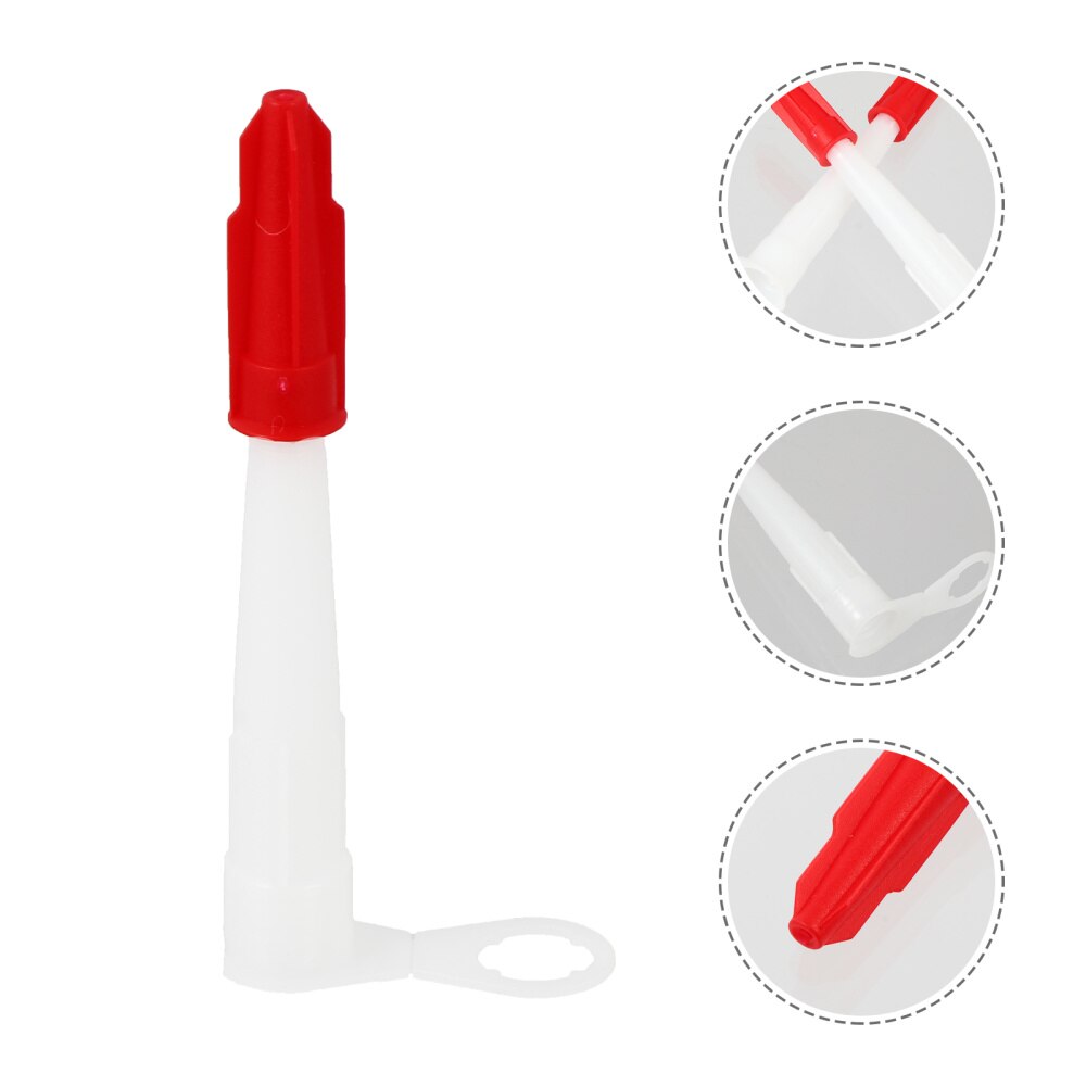 20 pièces Mastic Silicone Buses Calfeutrage Accessoires avec 20 pièces Casquettes: Default Title