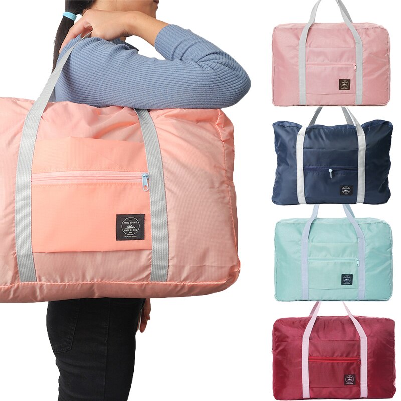 Neue Nylon Faltbare Reisetaschen unisex Große Kapazität Tasche Gepäck für Frauen Wasserdichte Handtaschen Männer Reisetaschen