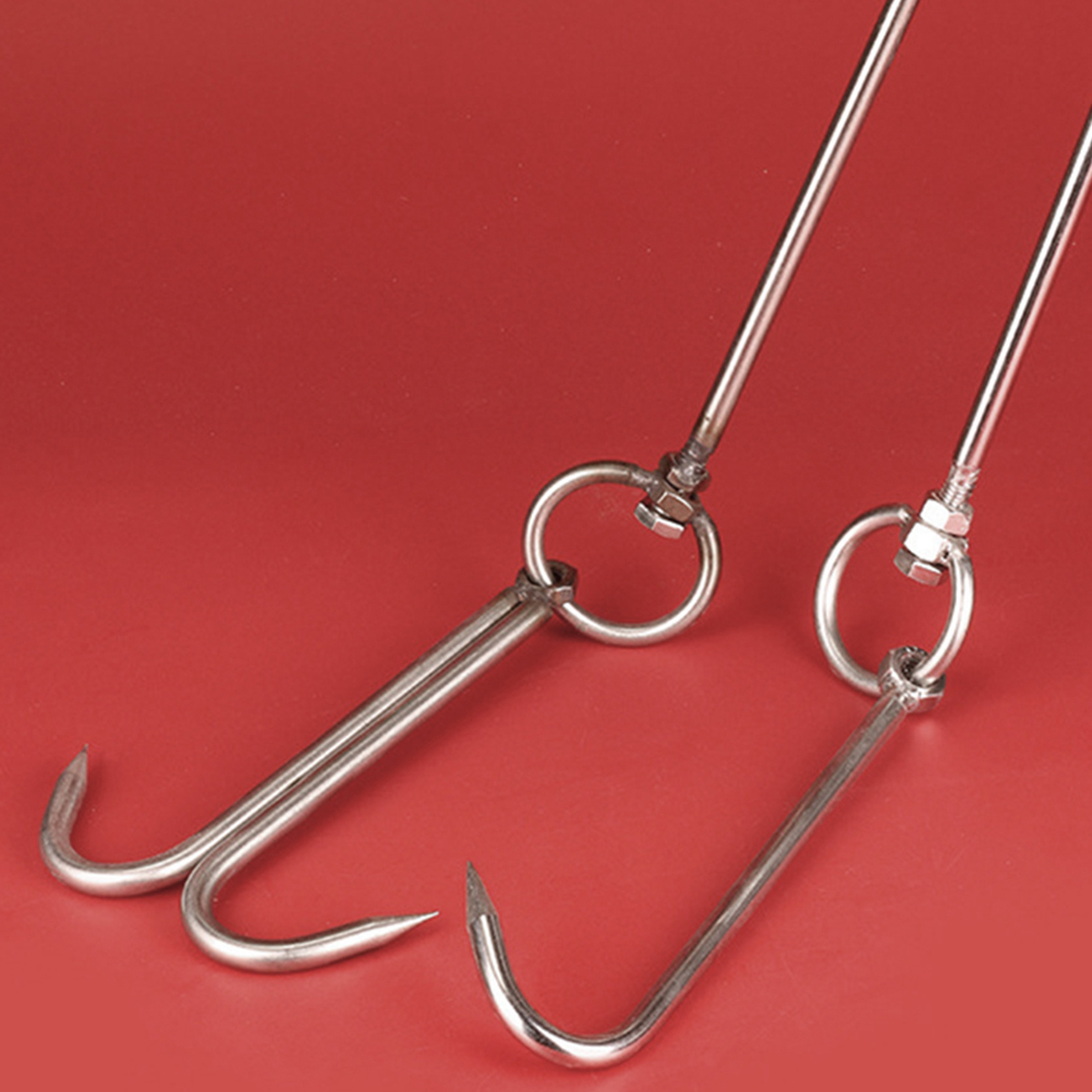 Roast Duck Meat Hook Stainless Steel Bacon Meat Hook Meat Hook for BBQ Grill