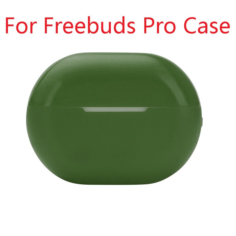 Cover for Huawei Freebuds Pro Case Soft Silicone Cute freebuds pro earphone Protector Accessories for Huawei freedubs pro Cases: Grass Green