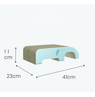 Petshy kattenkrabplank, luxe speelgoed, kattenkrabpaal, kattenpootbeschermer, kattenkrabpaal van karton: Huisdier -610-3