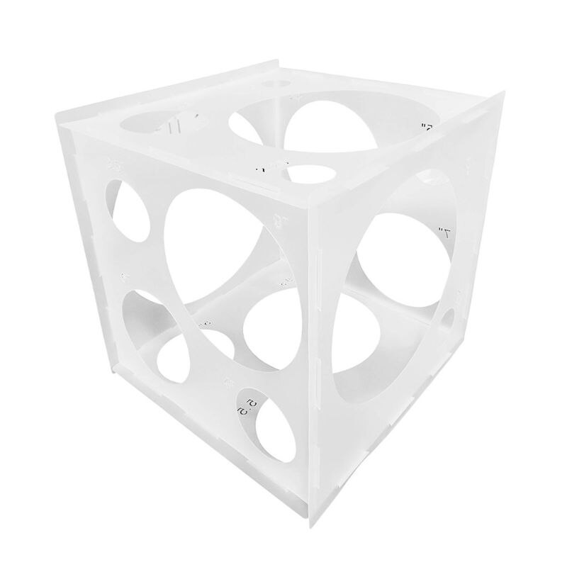Caja medidora de globos con 11/18 agujeros, caja medidora de globos, herramienta de medición de tamaño de globo para decoración de de cumpleaños