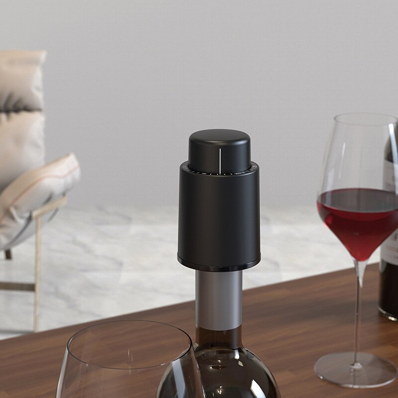 Juego de sacacorchos eléctrico multifuncional para hombre, caja de con cuchillo de aluminio para verter vino, accesorios de cocina para vino,