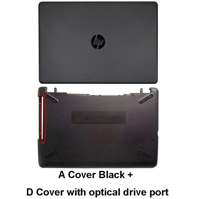 Nowy LCD do laptopa tylna pokrywa dla HP 15-BS 15T-BS 15-BW 15Z-BW 250 G6 255 G6 pokrywa przednia zawiasy wielkie litery podpórce pod nadgarstki dolna obudowa A B 924899-001: AD Cover type2
