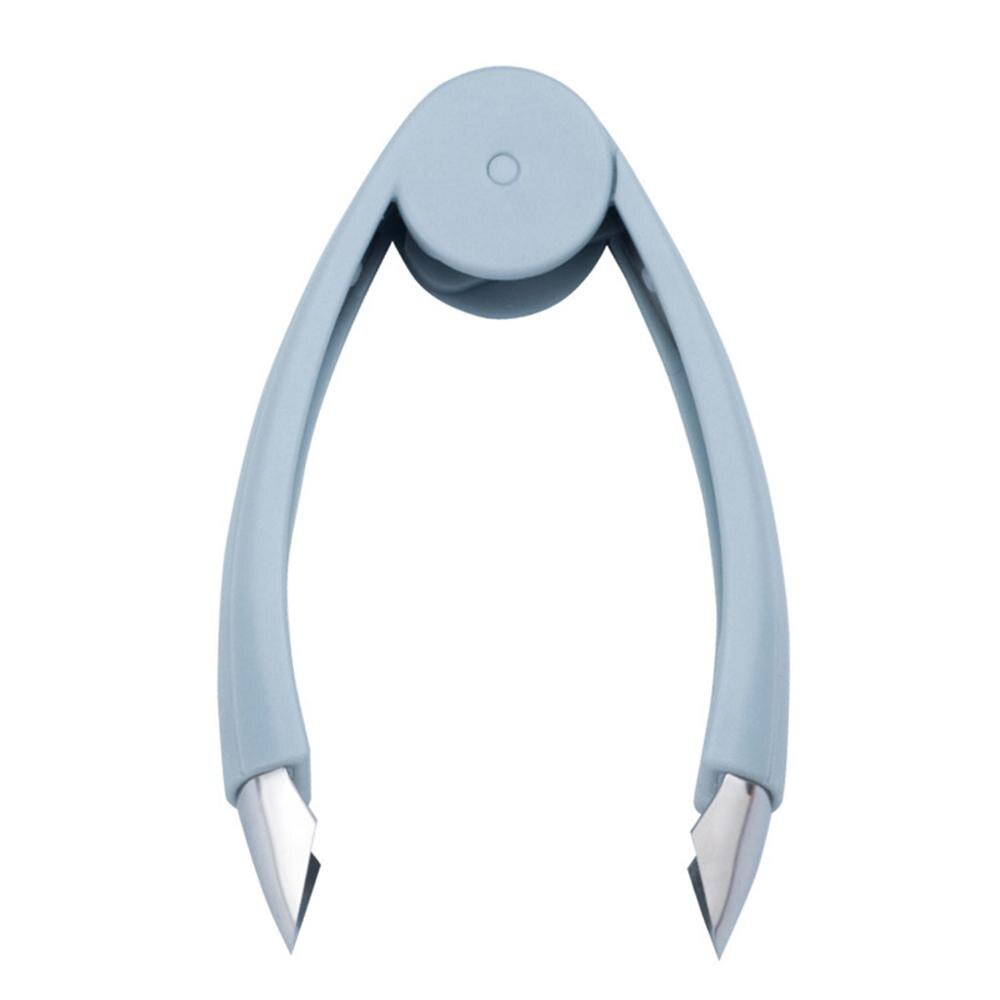 Multifunctionele ananassnijder, tomatenbladstelenverwijderaar, pincet, keukengereedschap, aardbeienschilmachine, snijmachine: Blauw