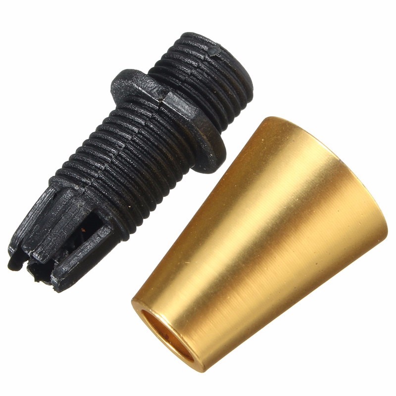 The Retro Aluminum Metal Strain Relief Piece Threaded Cord Grip Sewing Cloth Wire Socket Line Cap Pendant Light Cable Lock