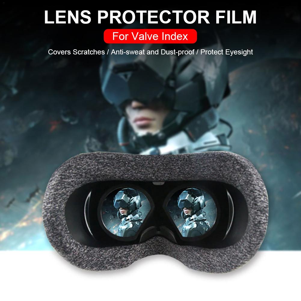 2 paar Lens Protector HD Clear Film Anti-kras Dust-proof Lens Protector Voor Klep Index Virtual Reality