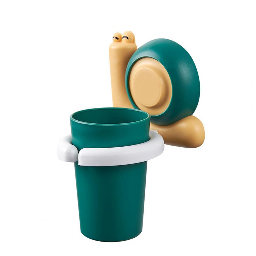 Tazza per spazzolino da denti a parete in plastica facile da pulire tazza per spazzolino da denti per bambini