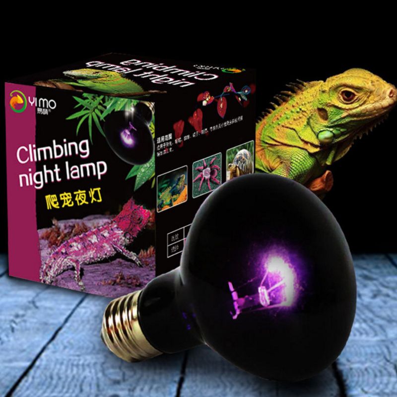 Lámpara de calefacción UVA para reptiles, luz de calor para cría de tortugas, lagarto, mascota, Bombilla de caja de tortuga, 25/60/100w