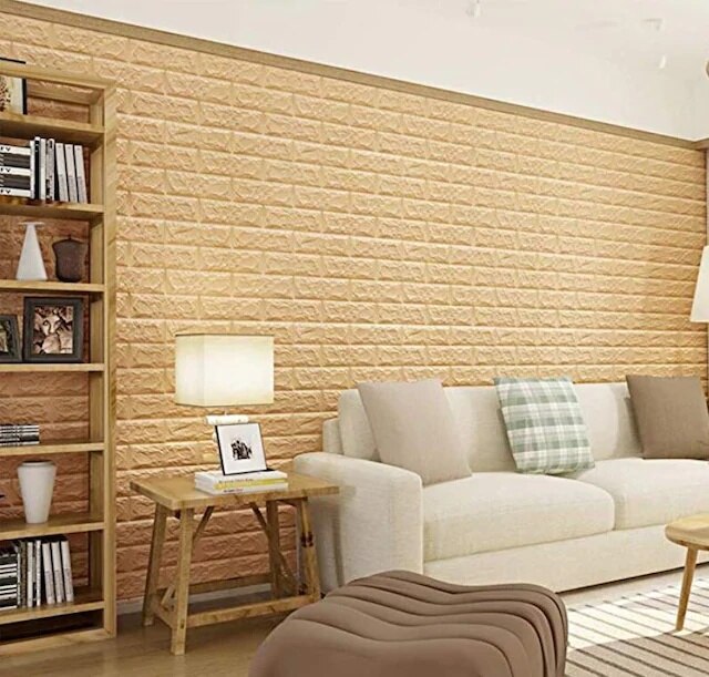 Self-adhesive wall panel 70*38 cm 3D embossed 402402943