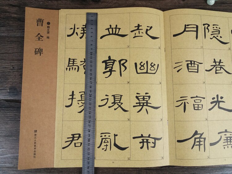 Chinese Calligraphy Copybook Shu Fa Li Shu 38pages 37*26cm