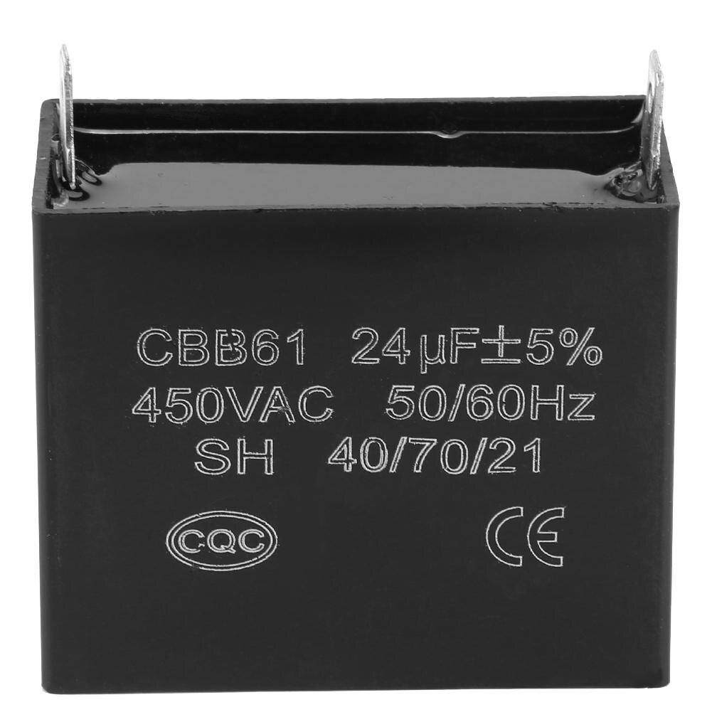 CBB61 Motor Condensator Startcondensator Generator 450V Ac 24 Uf 50/60Hz Voor 400/350/300/250VAC Ul/Ru Vermeld