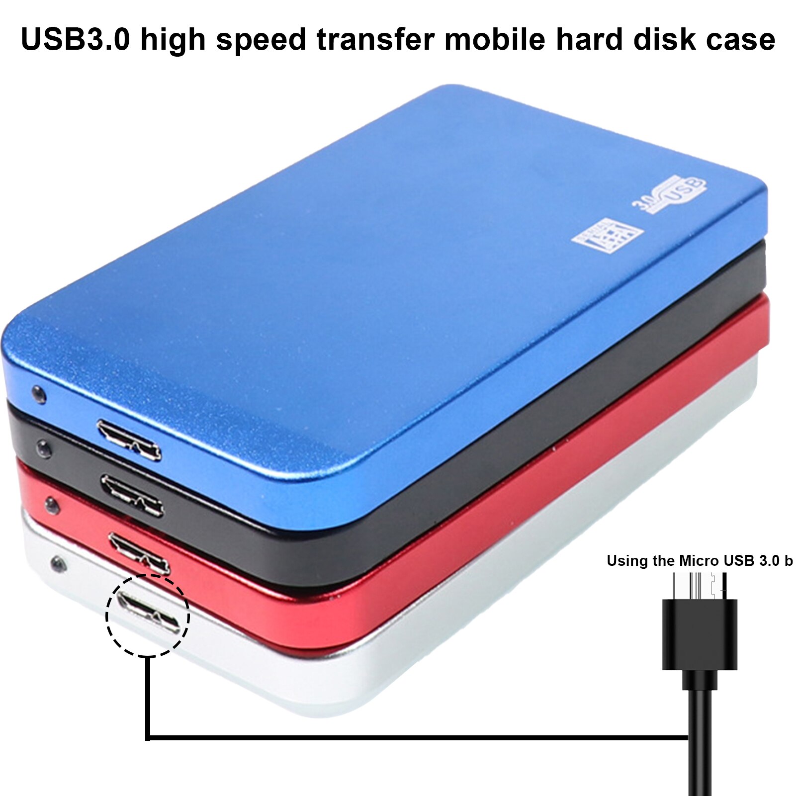2.5 Inch Hhd Case Sata Naar USB3.0 Adapter 5Gbps Externe Harde Schijf Behuizing Voor Ssd Hdd Harde Schijf Doos externe Hdd Behuizing