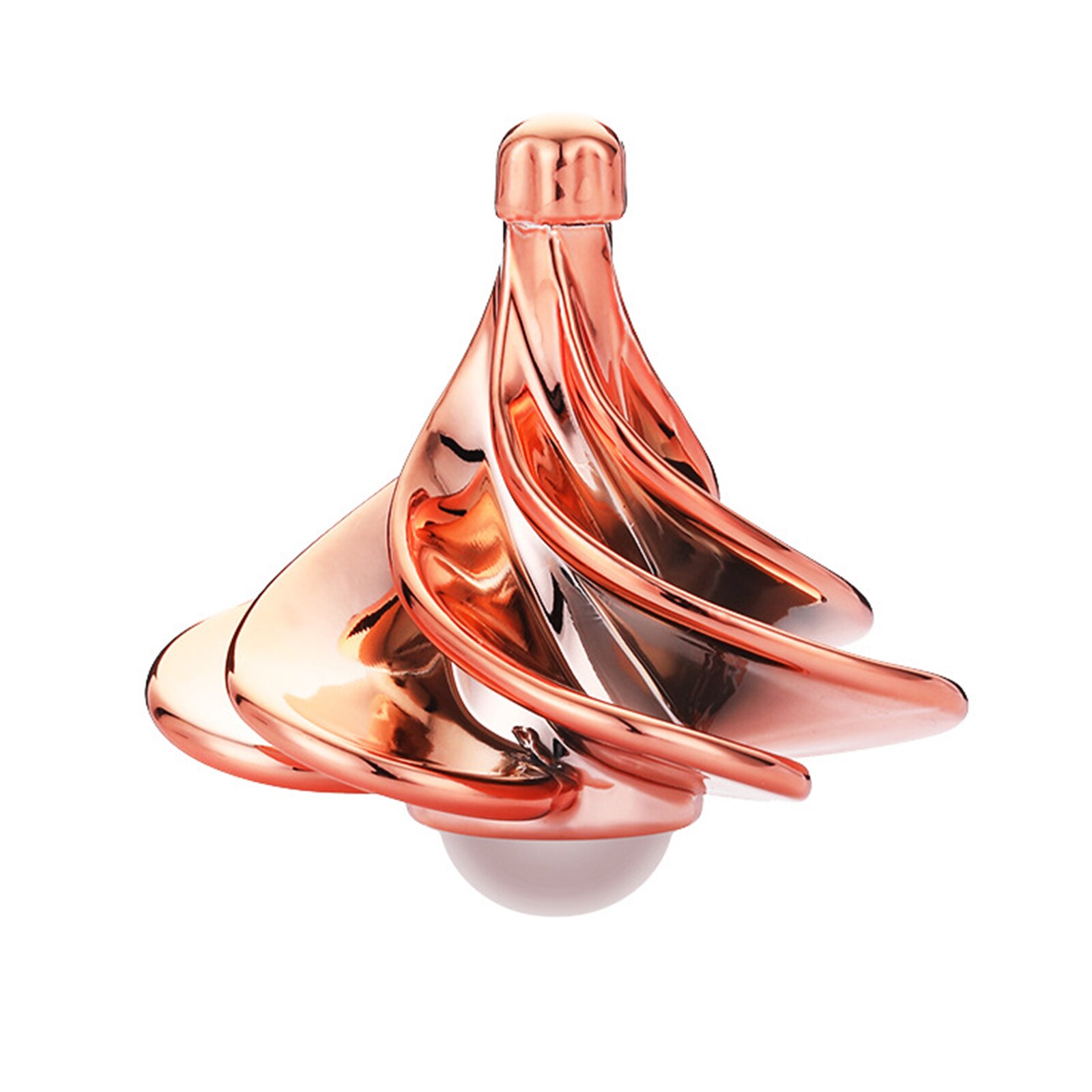 Whriling Top Wind Gyro Draagbare Wind Blow Turn Gyro Desktop Decompressie Speelgoed Lbv: rose gold