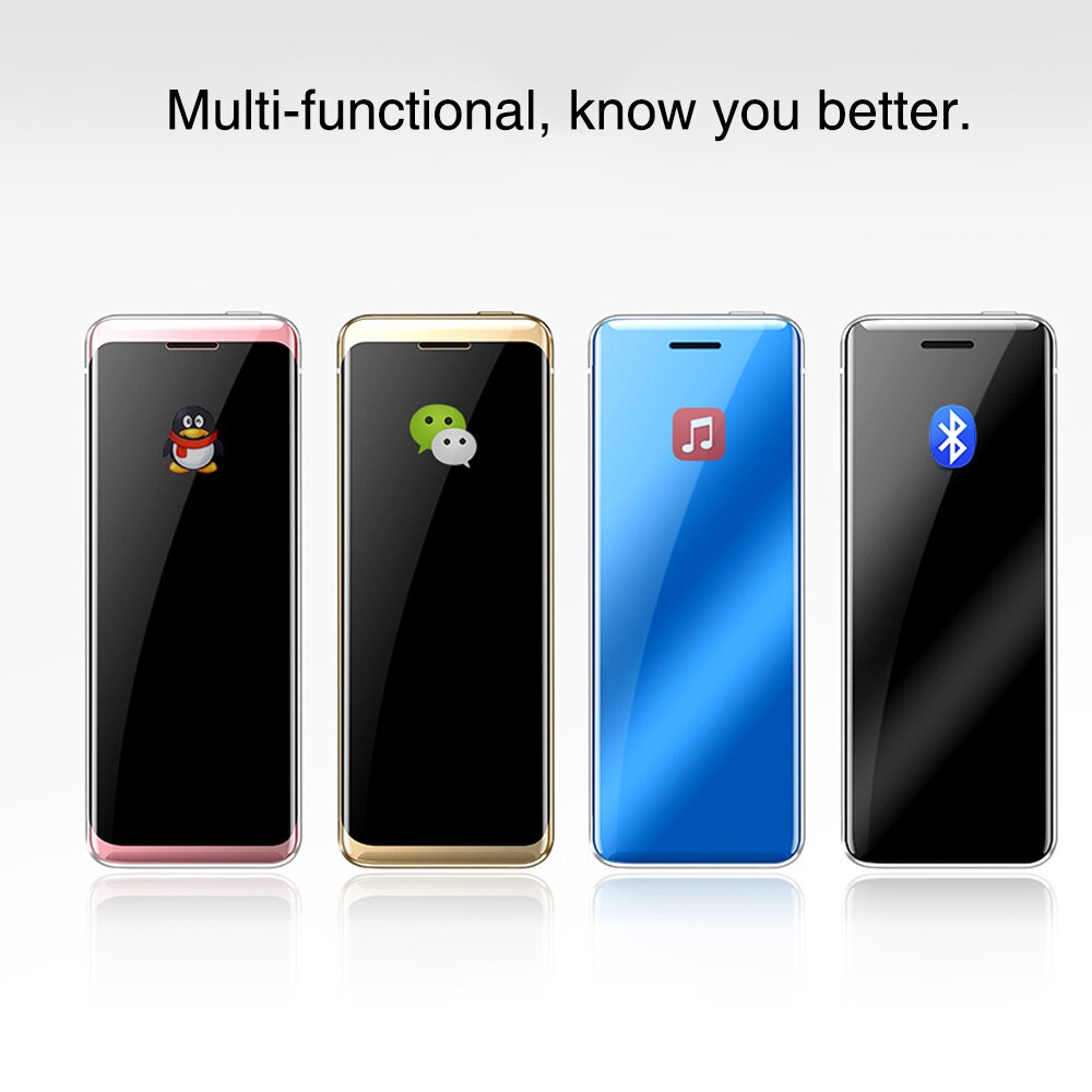 Taiml S8 MT6261DA 1.54" Mini Touch Screen Case 500mAH 2 SIM GSM Bluetooth MP3 Camera Flashlight Mobile Cell Phone with Case