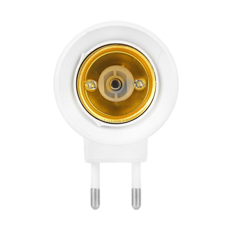 1 pcs E27 Lamp Holder 220V EU Lamp Holde Wall Type Bulb Lamp Holder Socket Adapter Converter