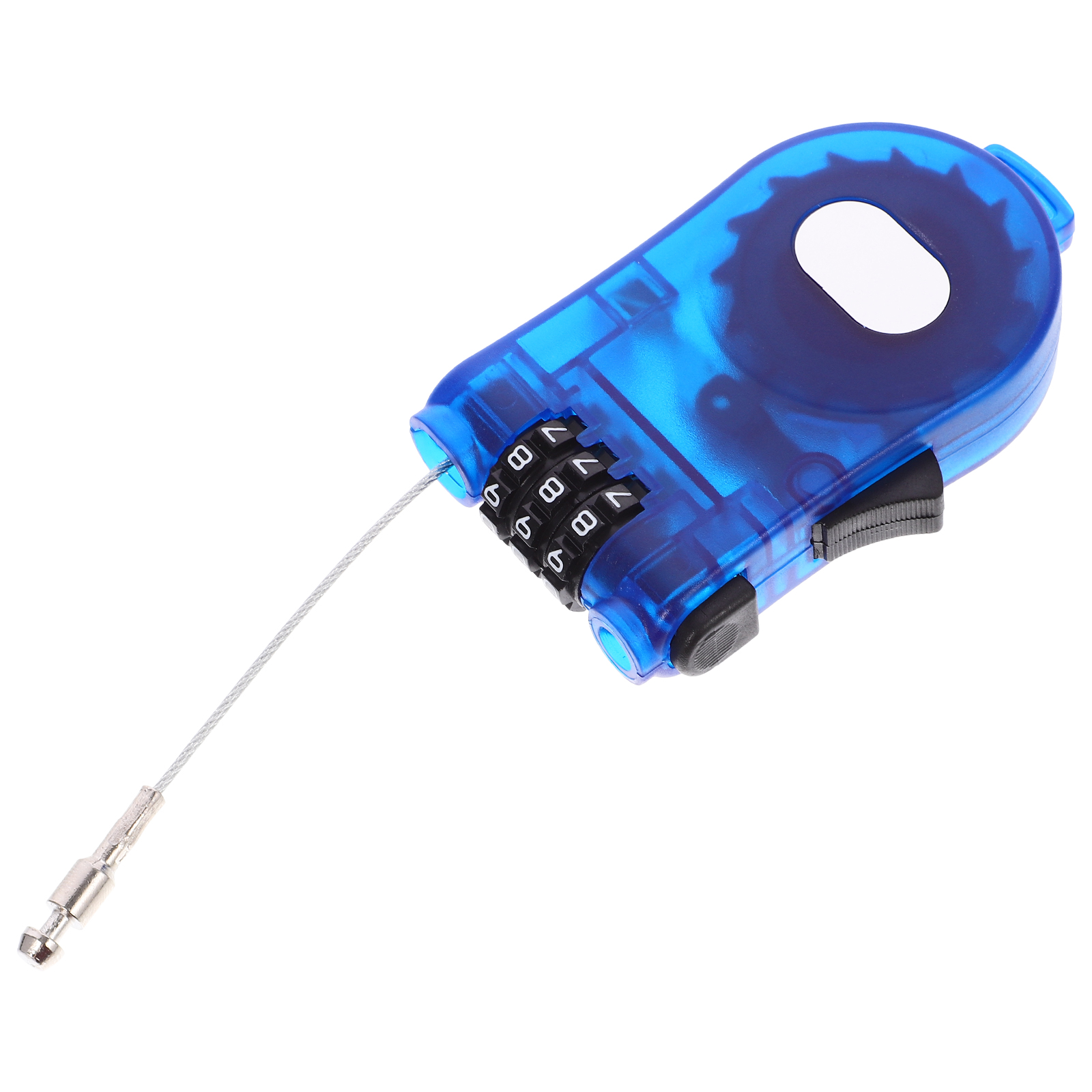 Serrure à combinaison antivol pour vélo, serrure de sécurité codée pour montagne, câble de Ski, planche Portable, Scooter pour enfant: Bleu
