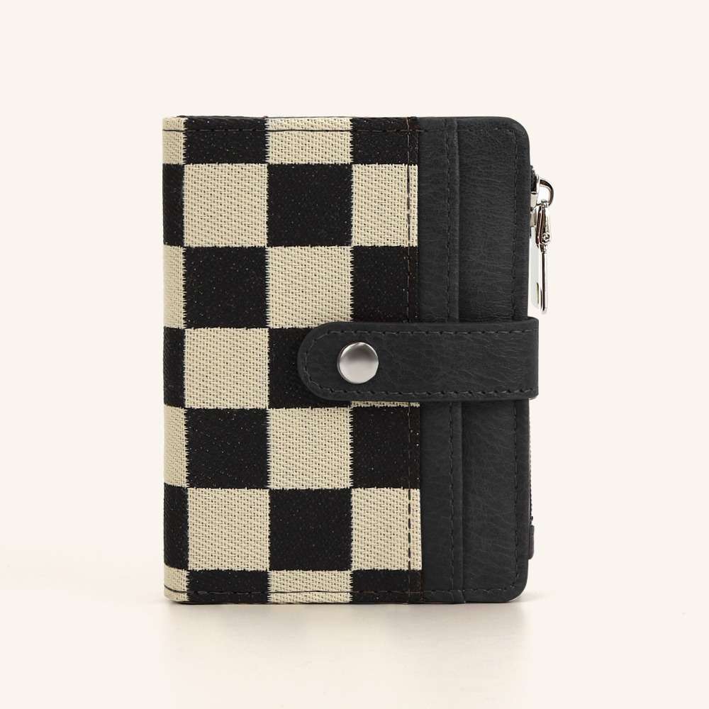 Pochette matelassée de Style coréen décontracté, porte-monnaie étanche, porte-carte de crédit, multi-cartes, sac de voyage en PU