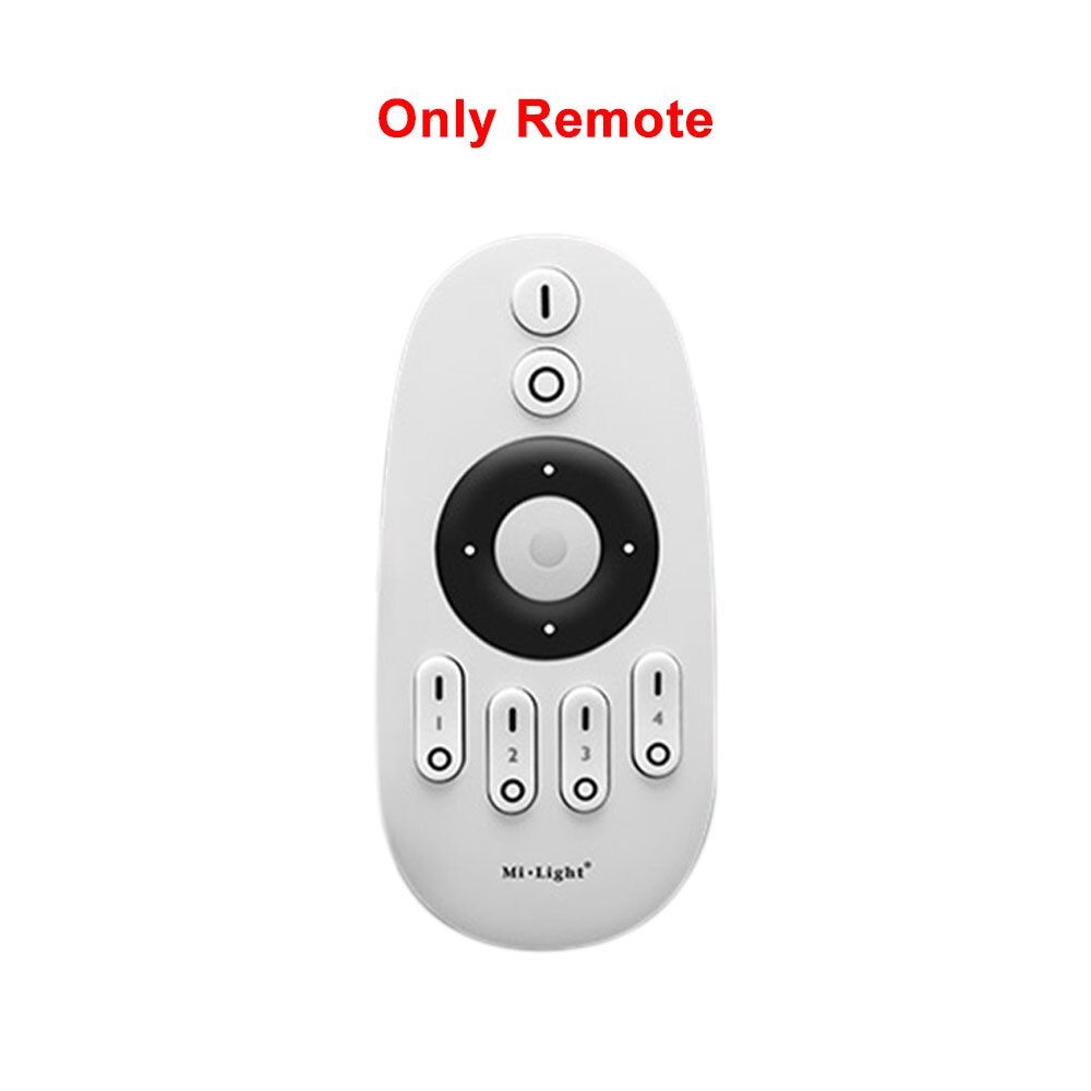 MiBoxer Milight Dimmer 4-Zone RF CCT Remote With Handle 2.4GHZ Gateway WL-Box1 Wifi Controller For 2835 5050 LED Strip Light: Only Remote