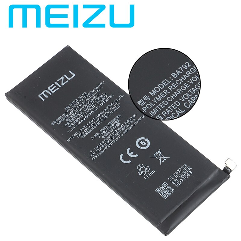 Meizu 100% Original 3000mAh BA792 Batterie Für Meizu Profi 7 M792Q M792C M792H Smartphone Batterie Mit Verfolgung anzahl