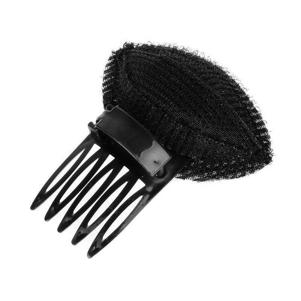 Frauen Bump Up Hebung Flauschigen Haar Maker Einsatz Clip Headwear Schönheit Styling Werkzeug Schwamm Haar Brötchen Clip Maker Elegante Headwear