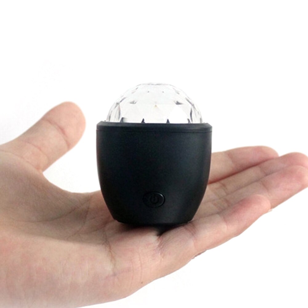 Luces de proyector de escenario de de discoteca Mini Led de voz activada USB bola mágica de cristal Flash DJ luces para casa KTV coche de Bar n. ° 20