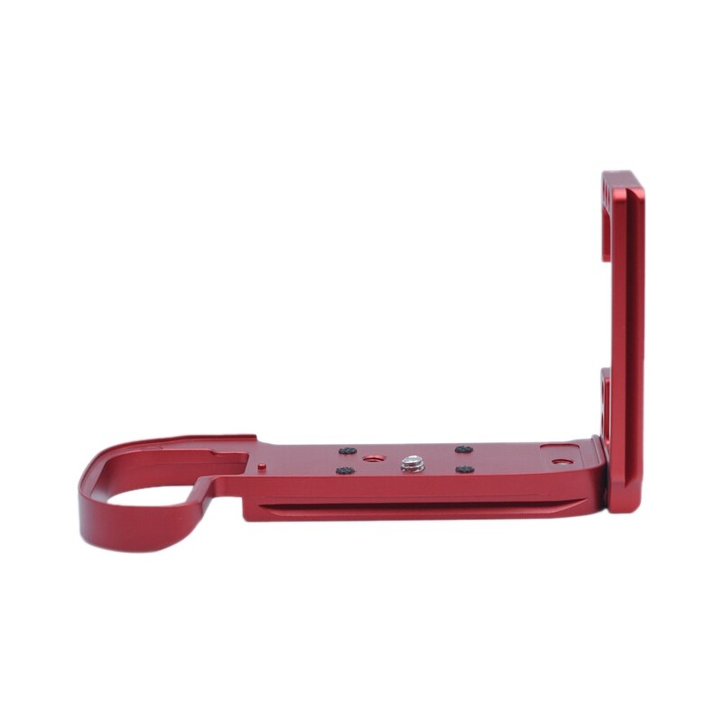 Quick Release L Plate Bracket Holder Hand Grip for Canon EOS R5 EOS R6 Camera for Arca Swiss Tripod Ballhead: Red