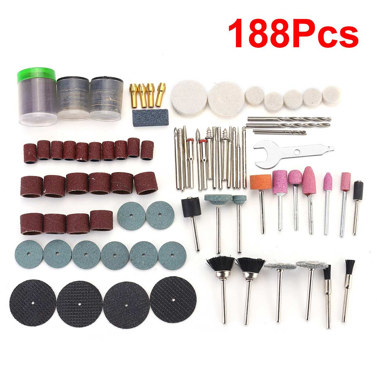 3-Speed Electric Drill Dremel Grinder Engraver Pen Grinder Mini Drill Electric Rotary Tool Grinding Machine Dremel Accessories: 188 Pcs Accessories