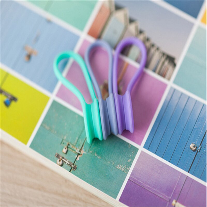 3pcs/pack Cute Magnet Earphone Cable Holder Clips Korean Kawaii Accessories Stationary Cord Winder Organizer Desk Office Set