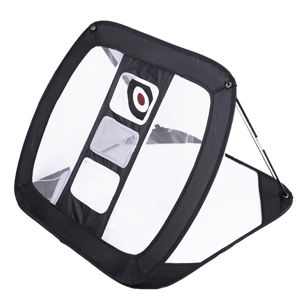 Golf Chipping Net Portable Folding Swing Practice Hitting Mesh for Indoor Outdoor with Storage Bag, Blue: 03