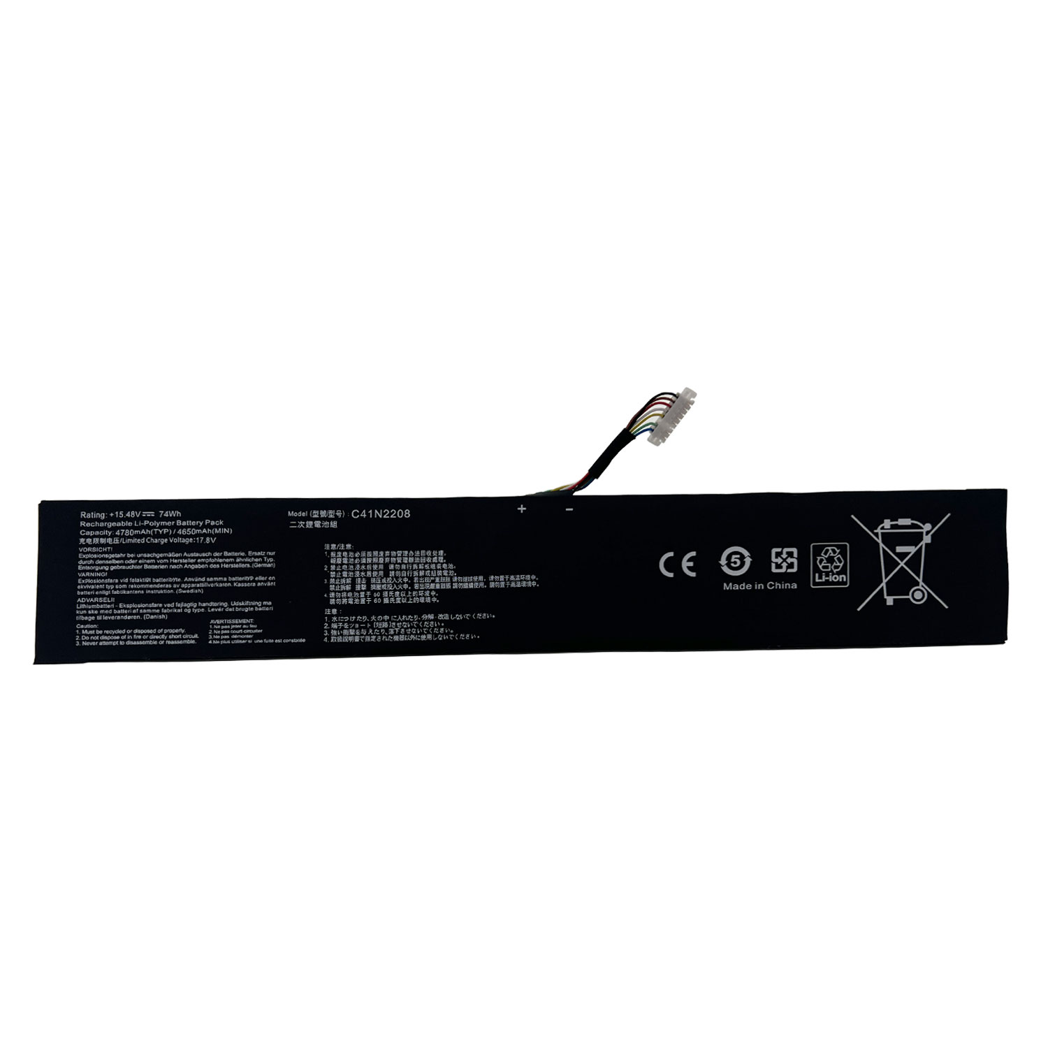 DXT Neue C41N2208 Für ASUS ROG ALLYX generation spielkonsole RC71L erweiterung hohe kapazität 74WH Batterie Kostenlose alle Werkzeuge