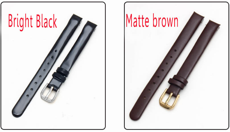 BRETA uhr Gurt leder für CK uhren Band K43231 K43232 K43236 10mm Schwarz Weiß Bogen Gurt